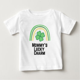 Camiseta Para Bebê Mamãe Luck Charm