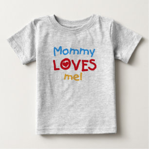 Camiseta Para Bebê Mamãe me ama