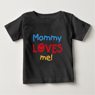 Camiseta Para Bebê Mamãe me ama