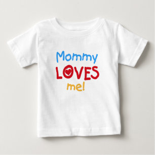 Camiseta Para Bebê Mamãe me ama