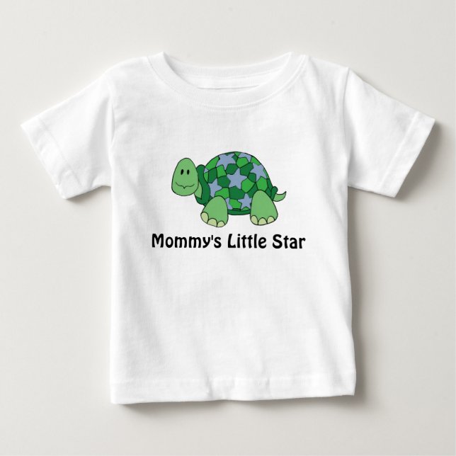 Camiseta Para Bebê Mamãe Pequena Estrela (Frente)