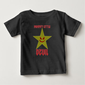 Camiseta Para Bebê Mamãe pequeno diabo