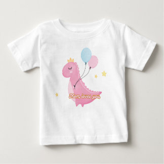 Camiseta Para Bebê Mamãe te ama T-shirts