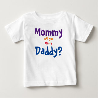 Camiseta Para Bebê Mamãe você vai casado pai