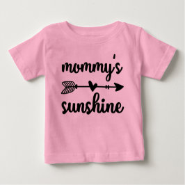 Camiseta Para Bebê Mamães bonitas brilham poeira