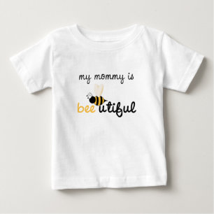 Camiseta Para Bebê Mamães utiful da abelha