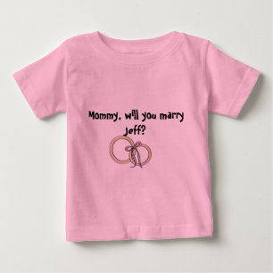 Camiseta Para Bebê Mamães Willy você casa-o?