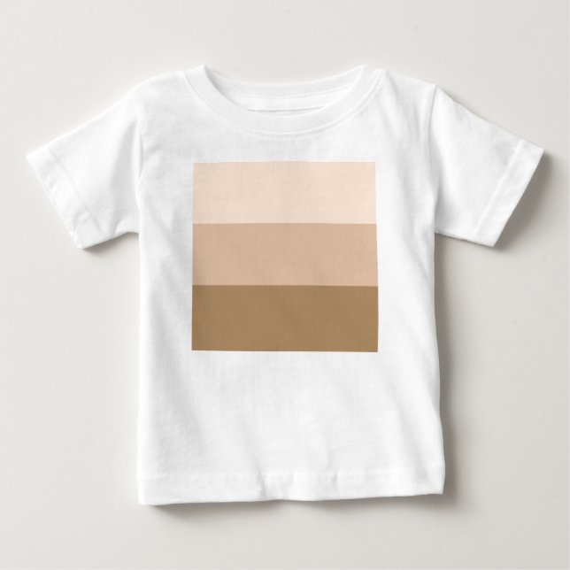 Camiseta Para Bebê Mambre Castanho Strike (Frente)