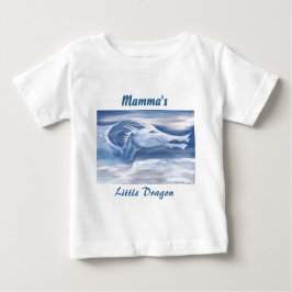 Camiseta Para Bebê Mammas pouco dragão