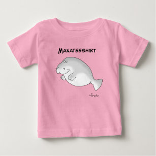 Camiseta Para Bebê MANATEESHIRT por Sandra Boynton