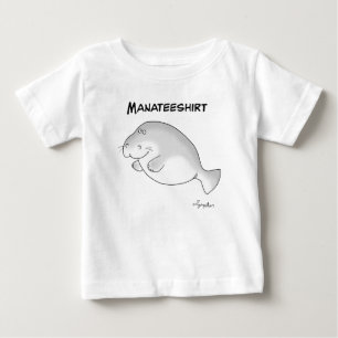 Camiseta Para Bebê MANATEESHIRT por Sandra Boynton