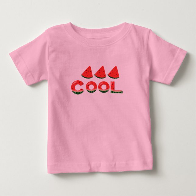 Camiseta Para Bebê Manchas de Verão (Frente)