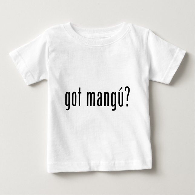 Camiseta Para Bebê mangu obtido? (Frente)