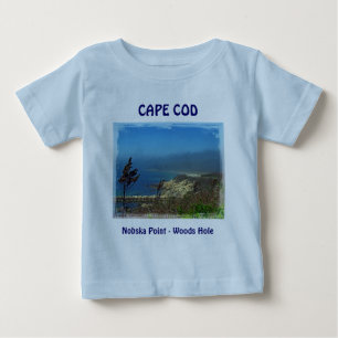 Camiseta Para Bebê Manhã enevoada no ponto de Nobska - MÃES de Cape