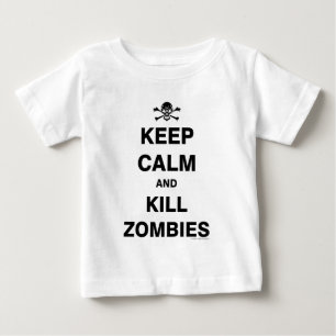 Camiseta Para Bebê Mantenha a calma