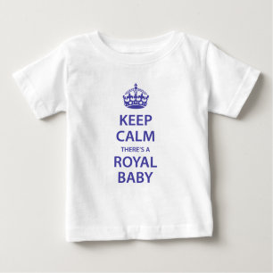 Camiseta Para Bebê Mantenha a calma lá é um bebê real