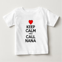 Mantenha calmo e chamada Nana