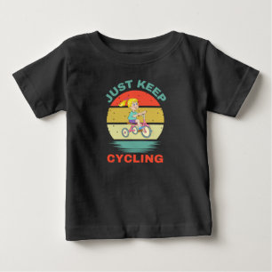 CAMISETA PARA BEBÊ MANTENHA O CICLO