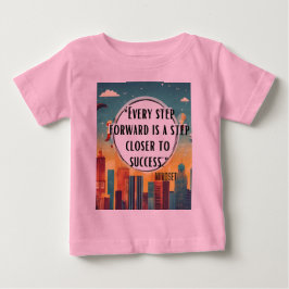 Camiseta Para Bebê Mantenha-se inspirado - Designs motivacionais e de