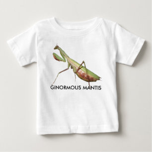 Camiseta Para Bebê mantis gigante
