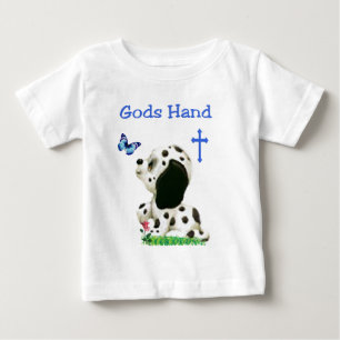 Camiseta Para Bebê Mão dos deuses