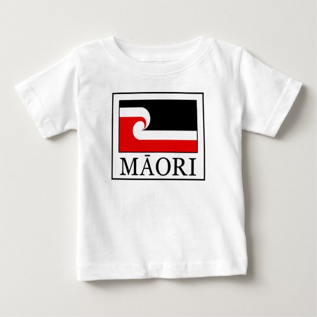 Camiseta Para Bebê Maori (Frente)