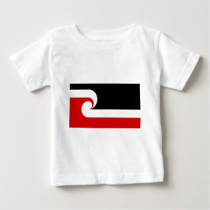 Camiseta Para Bebê Maori Flag
