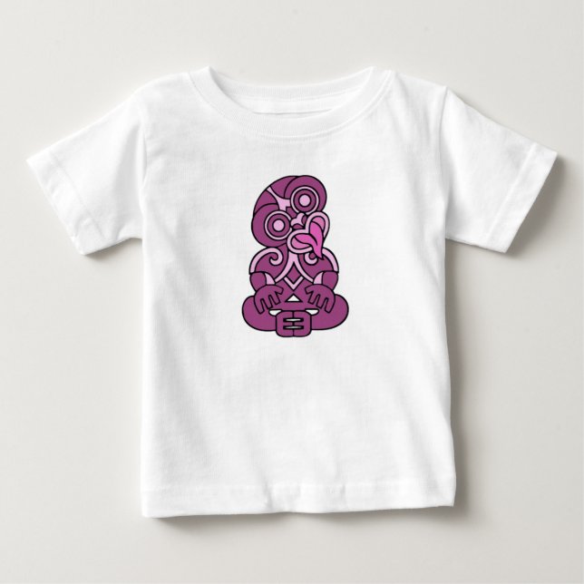 Camiseta Para Bebê Maori Hei Tiki (Frente)