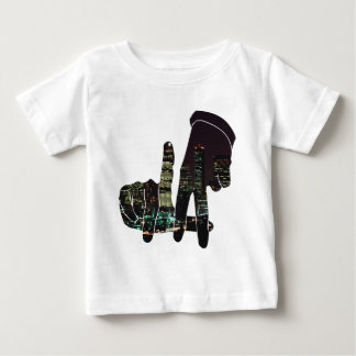 Camiseta Para Bebê Mãos da skyline do LA