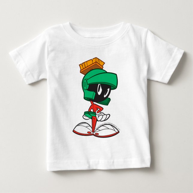 Camiseta Para Bebê Mãos sobre Hips MARVIN THE MARTIAN™ (Frente)