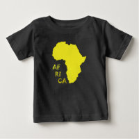 Mapa Africano Amarelo Funky