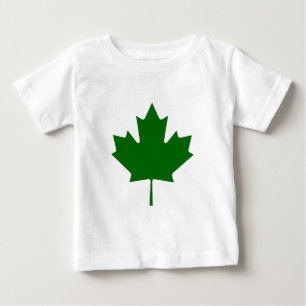 Camiseta Para Bebê Maple Leaf Green DkTransp O MUSEUM Zazzle Gifts