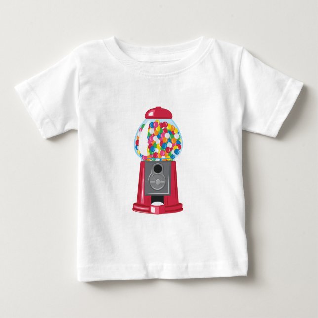 Camiseta Para Bebê Máquina de Gumball (Frente)
