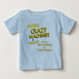 Camiseta Para Bebê Maquinista Louco