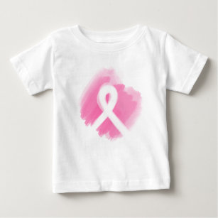 Camiseta Para Bebê Marca d'água para conhecimento do Cancer