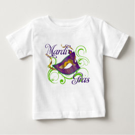 Camiseta Para Bebê MardiGras