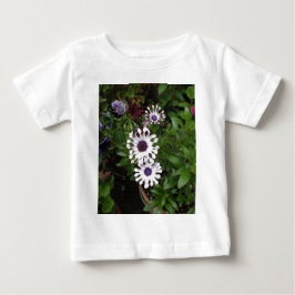Camiseta Para Bebê Margarida Africana Branca
