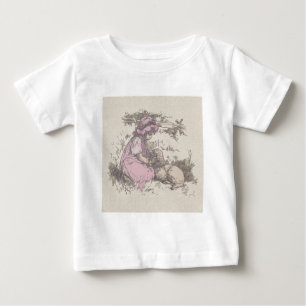 Camiseta Para Bebê Maria Tinha um Cordeirinho Rima Infantil