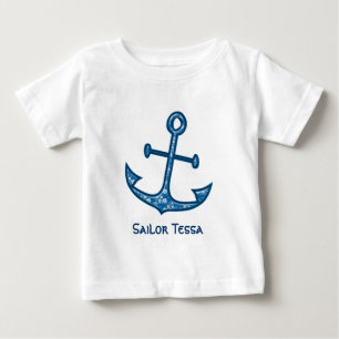Camiseta Para Bebê marinheiro oh meu marinheiro