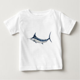Camiseta Para Bebê Marlin azul-redbubble