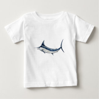 Camiseta Para Bebê Marlin azul-redbubble