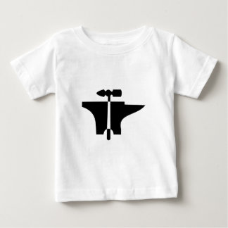 Camiseta Para Bebê Martelo bigorna anvil