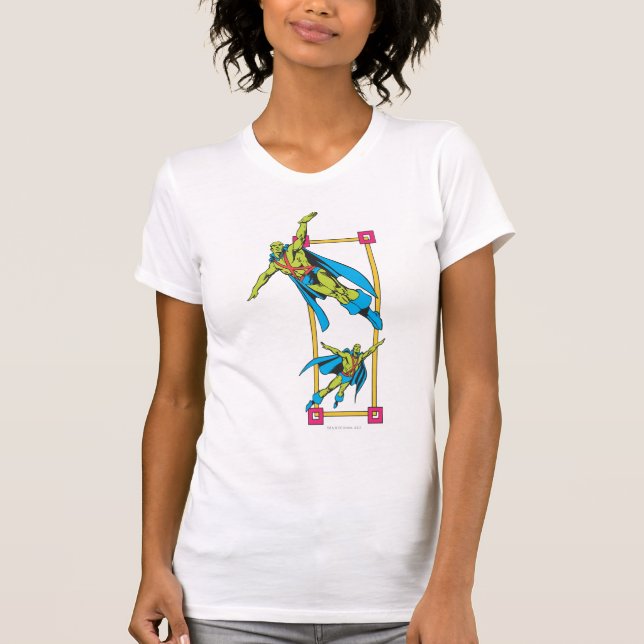Camiseta Para Bebê Martian Manhunter Soars (Frente)