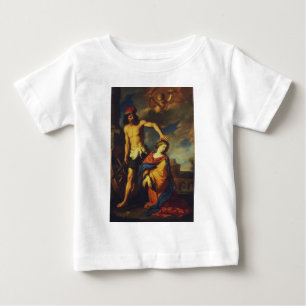 Camiseta Para Bebê Martírio de Sta. Catarina Coleção Sacred Fine Art