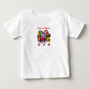 Camiseta Para Bebê Marvel Kids "Bingo" Heroes T-Shirt
