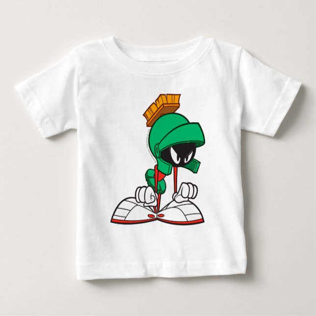 Camiseta Para Bebê Marvin irritado (Frente)