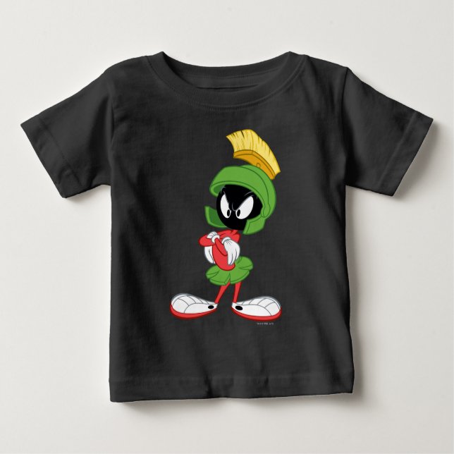 Camiseta Para Bebê MARVIN MARTIAN™| Armas atravessadas (Frente)
