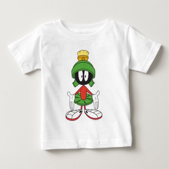 Camiseta Para Bebê MARVIN, MARTIAN™ Arms Open (Frente)