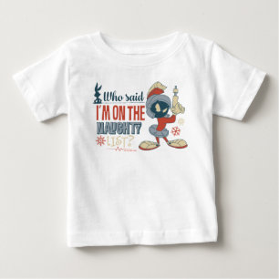 Camiseta Para Bebê MARVIN O MARCIANO™ - Estou Na Lista Travessa?