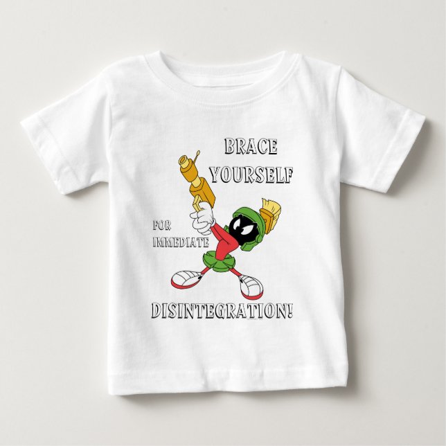 Camiseta Para Bebê MARVIN THE MARTIAN™ AMING Laser (Frente)